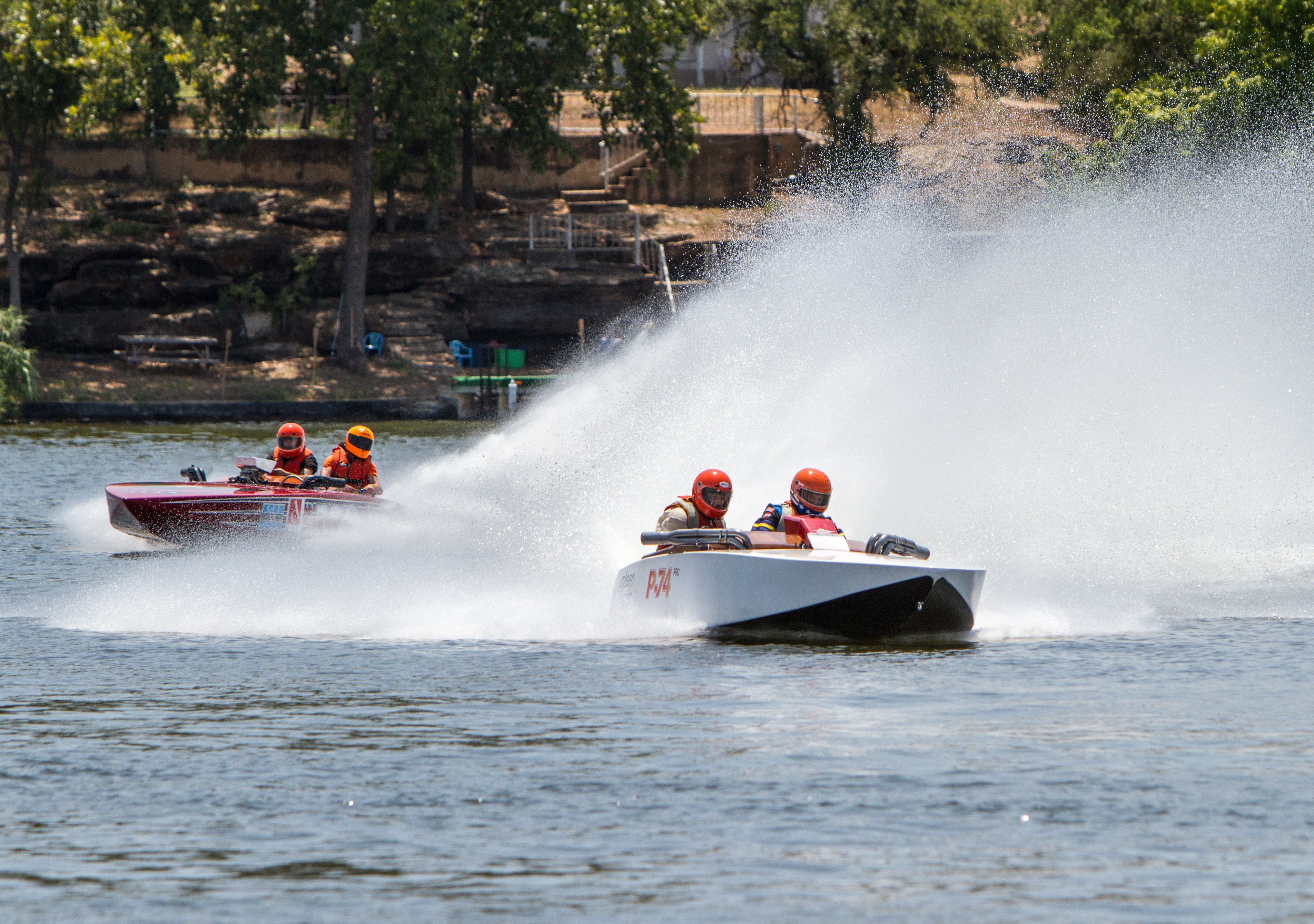 Aug. 10, 2012: IHBA Lucas Oil Drag Boat Racing Marble Falls: Day 1 Test and Tune